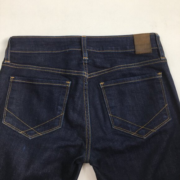 RALEIGH Hand Crafted North Carolina US Dark Wash Straight Leg 5 Pocket Jeans - Picture 9 of 16